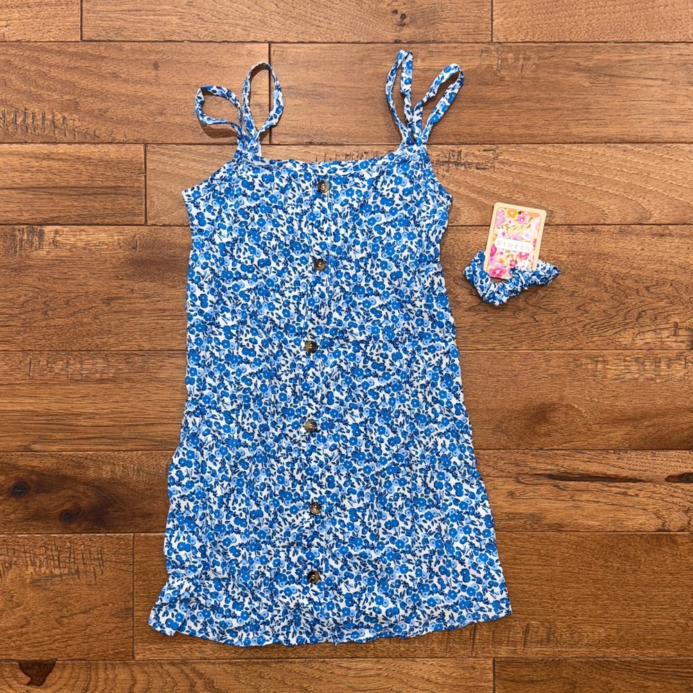 Btween Girls Cami Dress - Includes Hair Piece - Size 6 - Girls Dress